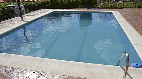 Piscina terminada en Zaragoza
